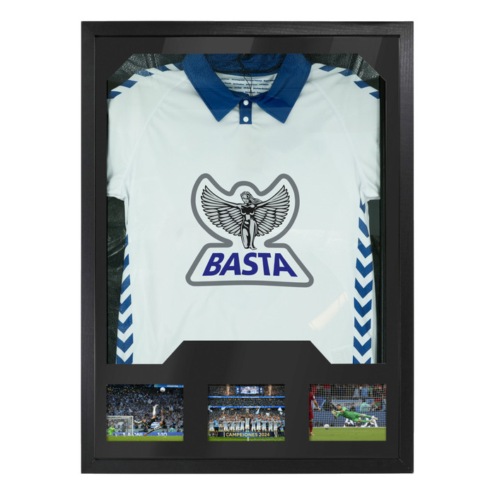 Ramme til fodboldtrøje og autografer 80 x 60 x 3 cm